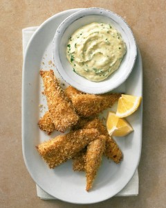 Fish and chicken with Panko Breadcrumbs